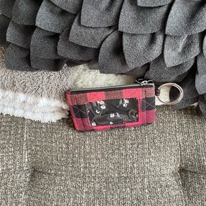 Vera Bradley Red Buffalo Check Id Case